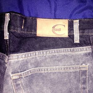 Roberto Cavalli Just Cavalli 1973 Black Gray Jeans